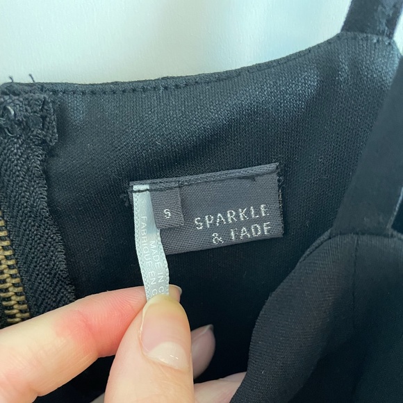 Sparkle & Fade Black Cut Out Dress Size Small - Picture 11 of 11
